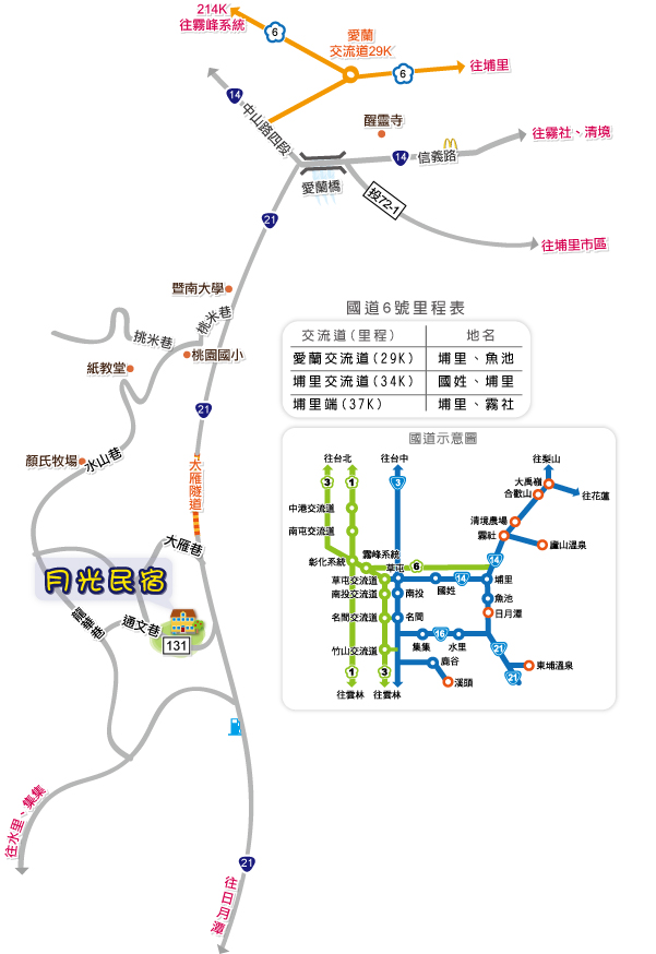 交通指引地圖