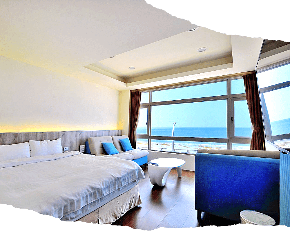 綠堤濱海旅店~~豪華海景雙人房