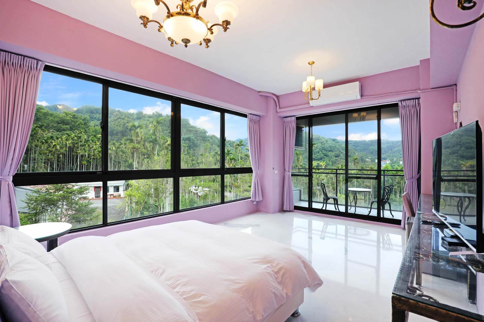 日月潭貓囒山會館民宿-301雙人房(浴缸.景觀陽台)