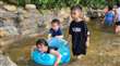 戲水池供小朋友玩水
