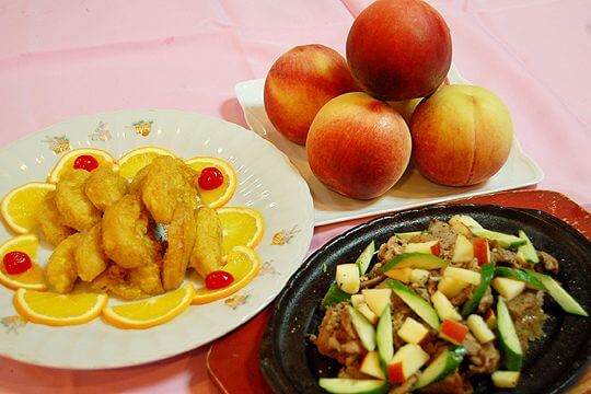 水蜜桃餐
相片來源：清境民宿～福爾摩莎時尚會館