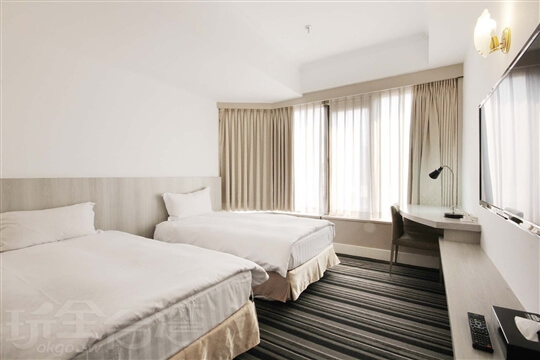 雙人房（兩小床）
相片來源：新朝代飯店