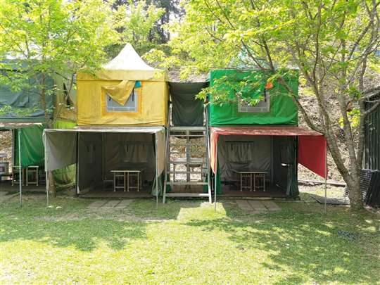 
相片來源：新竹五峰露營區‧移動城堡露營