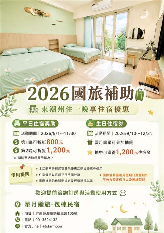 2026國旅補助