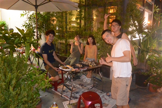 宜蘭礁溪松田民宿包棟住宿烤肉. 煮食