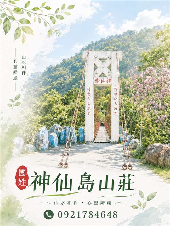 國姓民宿‧神仙島民宿(合法民宿）(官方網站)