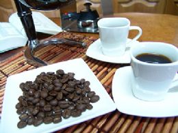 園區栽種的台灣咖啡，口感滑順，回甘度強